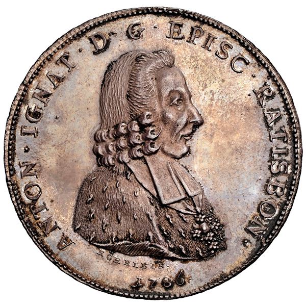 GERMAN STATES, Regensburg (Bishopric), taler, Anton Ignaz Josef, 1786 GCB.