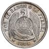 Image 2 : GUATEMALA, Guatemala City, 1 peso, "1/2 real" counterstamp of 1894 on a Santiago, Chile, 1 peso, 188