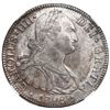 Image 1 : MEXICO, Mexico City, bust 8 reales, Charles IV, 1798 FM, NGC MS 61+.