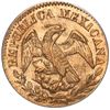 Image 2 : MEXICO, Culiacán, gold 1/2 escudo, 1867 CE, PCGS AU58.