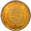 Image 2 : PERU, Lima, gold bust 8 escudos, Ferdinand VI, 1755/4 JM, rare, PCGS AU58, finest and only example i