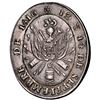Image 2 : BOLIVIA, oval silver medal, Ferdinand VII, dated 1816, victors of Laguna and Villar, NGC AU 58, fine