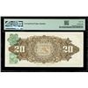 Image 2 : MEXICO, Puebla, Banco Oriental, 20 pesos, 1-4-1914, serial 74465, PMG Gem UNC 66 EPQ, finest known i