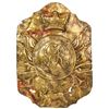 Image 1 : Brass shako plate, British, universal pattern, ex-Lady Burgess (1806), ex-Sotheby's, ex-Cowan.