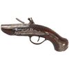 Image 2 : Small flintlock overcoat pistol, European, ca. 1780.