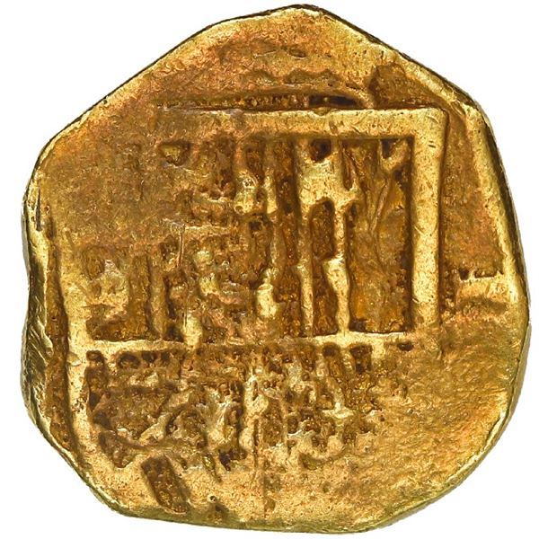 SPAIN, Seville, gold cob 2 escudos, Philip III, assayer not visible.