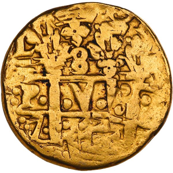 PERU, Lima, gold cob 8 escudos, Ferdinand VI, 1747 V.