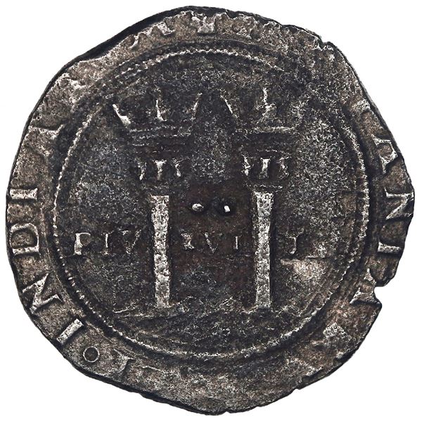 MEXICO, Mexico City, 2 reales, Charles-Joanna, "Late Series," assayer L to left, mintmark M to right