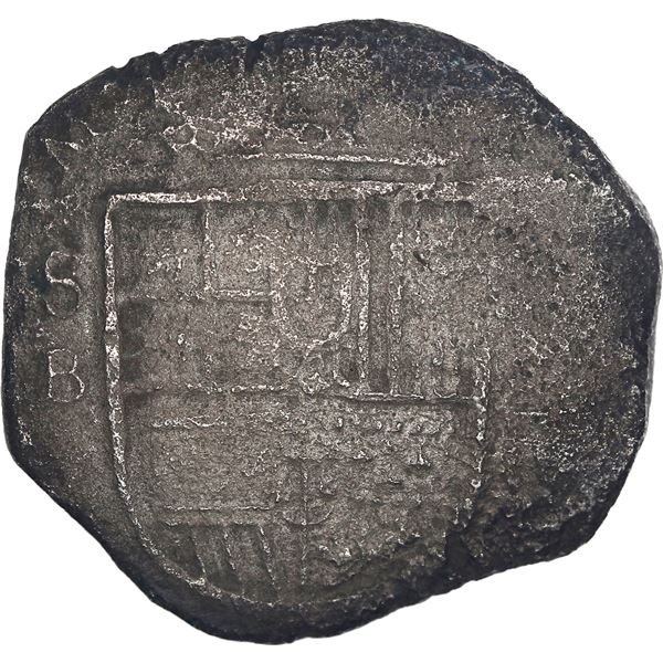 SPAIN, Seville, cob 8 reales, 1604 B.