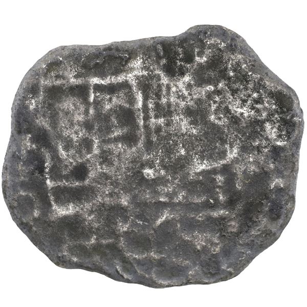 BOLIVIA, Potosí, cob 8 reales, Philip III, assayer Q, Grade 3 ("5 points"), with hand-signed certifi