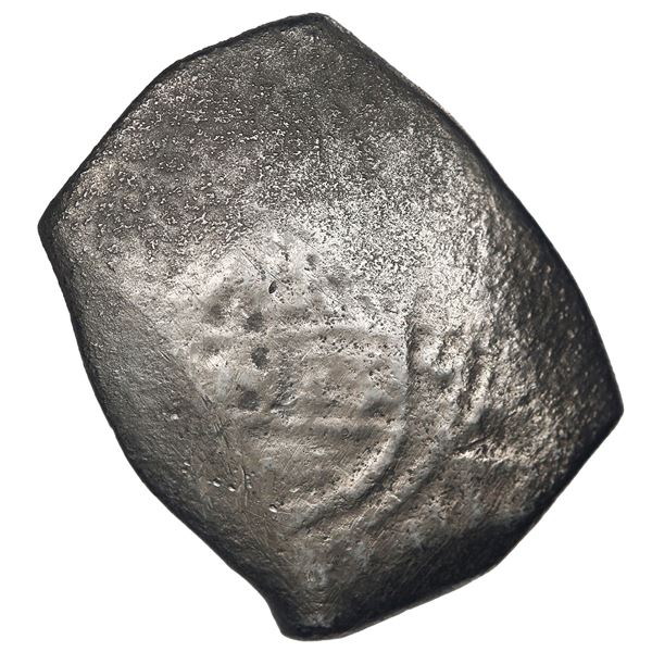 MEXICO, Mexico City, cob 8 reales, Charles II, assayer not visible.