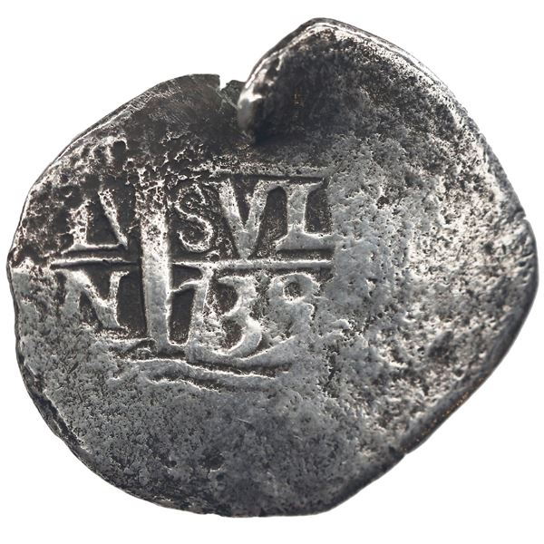 PERU, Lima, cob 4 reales, 1739 V.