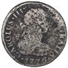 Image 1 : MEXICO, Mexico City, bust 2 reales, Charles III, 1776 FF.