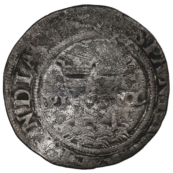 MEXICO, Mexico City, 1 real, Charles-Joanna, "Late Series," assayer G to right, mintmark oM to left