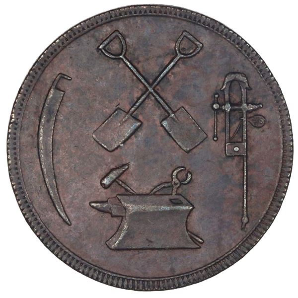CANADA, Lower Canada, Montreal, copper token, ca. 1832, T.S. Brown, variety with S of IMPORTERS unde