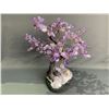 Image 2 : LARGE AMETHYST BONSAI TREE WITH AMETHYST BASE (BRAZIL) RETAIL $2400 APPROX 14"