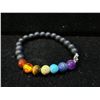 Image 2 : GENUINE CRYSTAL CHAKRA BRACELET RETAIL $246