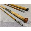 Image 2 : 2 SPLIT-CANE/BAMBOO VINTAGE FISHING RODS