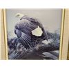 Image 2 : ROBERT BATEMAN "VANTAGE POINT-BALD EAGLE" FRAMED PRINT (16 3/4" X 16 3/4" FRAMED)