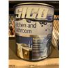 Image 2 : 8 927ML PAILS OF SICO KITCHEN & BATHROOM SMOOTH FINISH ACRYLIC BASE 1 PAINT
