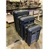 Image 2 : BLUE HARD SIDE ROOTS 3 PIECE LUGGAGE