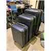 Image 2 : BLACK HARD SIDE SWISS GEAR 3 PIECE LUGGAGE