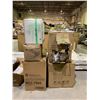 Image 1 : 2 CASES OF KRAFT TO GO FOOD BOXES, CASE OF TWO COMPARTMENT HINGED CONTAINERS, CASE OF 1 OZ MEDICINE