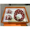 Image 2 : HERMES GUADALQUIVIR PORCELAIN 4 PIECE TEA SET