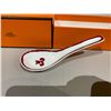 Image 2 : HERMES GUADALQUIVIR PORCELAIN SOUP SPOON