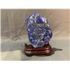 Image 2 : LAPIS LAZULI CARVING ON STAND APPROX 6 X 7"