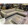 Image 1 : NATUZZI LEATHER SECTIONAL WITH ADJUSTABLE HEADRESTS APPROX 118 X 95"
