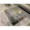 Image 2 : STONE TOP LOW COFFEE TABLE APPROX 39 X 39"