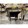 Image 4 : MIRRORED 1 DRAWER 2 DOOR STORAGE UNIT APPROX 32 X 16 X 34"