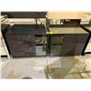 Image 1 : PAIR OF 2 DRAWER ALF MADE IN ITALY MIRRORED TOP NIGHTSTANDS APPROX 25 X 19 X 20"