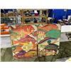 Image 1 : PAIR OF HAND-PAINTED CANVASES FROM KARE GALLERY APPROX 40 X 28"