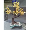 Image 1 : CITRINE TREE ON AMETHYST BASE 14" RETAIL $3,200