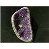 Image 1 : 5.5" GENUINE NATURAL ROUGH AMETHYST WITH CALCITE RETAIL $2,500