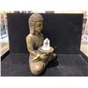 Image 2 : MEDITATION BUDDHA WITH CLEAR QUARTZ RETAIL $550