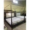 Image 2 : KING SIZE ETHAN ALLAN BED FRAME WITH MATTRESS