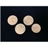 Image 1 : FOUR PERSIAN GOLD COINS (SHAH ERA); 3 X PAHLAVI 1/2 GOLD COINS, 1 X PAHLAVI 1/4 GOLD COIN (.425OZ