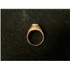 Image 3 : 14K MENS COLLEGE RING SET WITH RED STONE (10.7G)