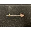 Image 1 : 18K STICK PIN WITH 9K TOP (1.2G)