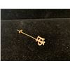 Image 2 : 18K STICK PIN WITH 9K TOP (1.2G)