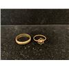 Image 1 : 2 10K LADIES RINGS (3.6G TOTAL)