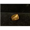 Image 3 : 18K+ MENS RING WITH FLORAL MOTIF (6.4G)