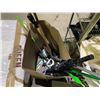 Image 2 : BOX OF ASSORTED ITEMS INCLUDING; SHOVEL, UMBRELLAS, SWIFFER MOP & MORE