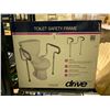 Image 2 : SHELF OF ASSORTED ITEMS INCLUDING; TOILET SAFETY FRAME, CUTTING BOARDS & ASSORTED DVDS