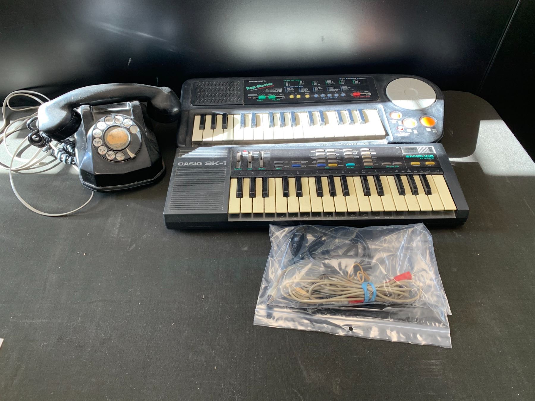 VINTAGE CASIO KEYBOARD, REALISTIC RAP-MASTER KEYBOARD AND REGENT 1 ...