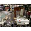 Image 2 : SHELF OF ASSORTED KITCHENWARE INCLUDING; UTENSILS, GLASS MIXING BOWLS, FOOD PROCESSOR & MORE
