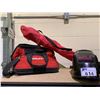 Image 2 : SHELF OF ASSORTED ITEMS INCLUDING; HILTI BAG, WELDING HELMET, LUNCHBOX & MORE